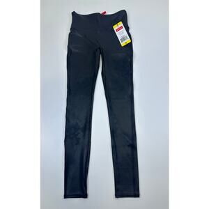 NWT Spanx Faux Leather Leggings Women’s Size Small Black Waist Control